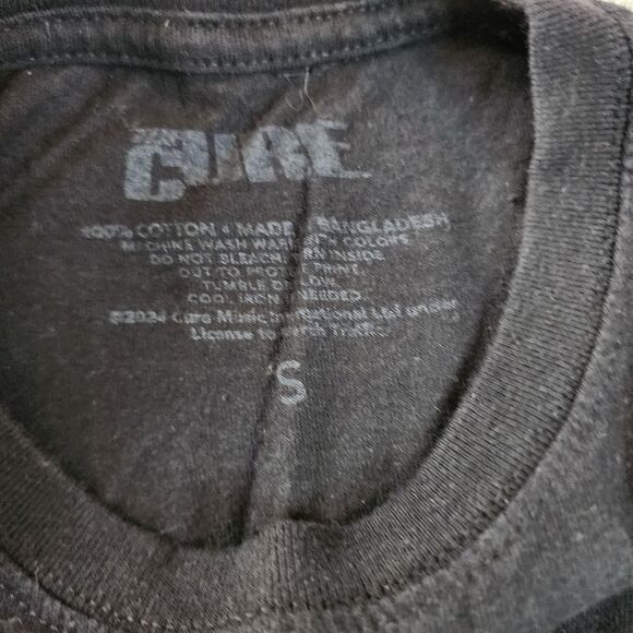 The Cure Black Tshirt With Graphics Size Small - Picture 6 of 6